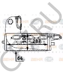 J814 44 JAGUAR Интеркулер в городе Екатеринбург