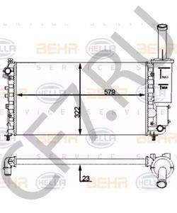 51724191 ZASTAVA Радиатор, охлаждение двигателя в городе Екатеринбург