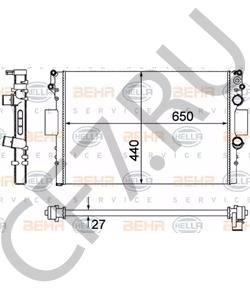 500303392 ASTRA Радиатор, охлаждение двигателя в городе Екатеринбург
