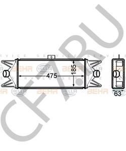 5040 84140 IVECO Интеркулер в городе Екатеринбург