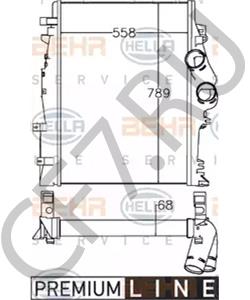 9735010301 DAIMLER Интеркулер в городе Екатеринбург