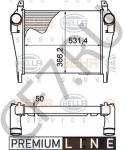 5040 28468 IVECO Интеркулер в городе Екатеринбург