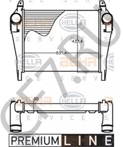 5040 28467 IVECO Интеркулер в городе Екатеринбург