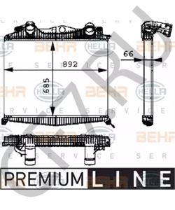 81061300176 IVECO Интеркулер в городе Екатеринбург