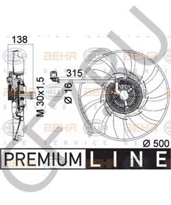 LR013695 EUROSPARE Вентилятор радиатора 3.0TD D4/RRS2 в городе Екатеринбург