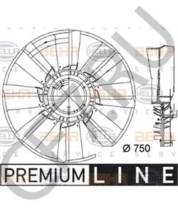 0032054506 DAIMLER Крыльчатка вентилятора, охлаждение двигателя в городе Екатеринбург