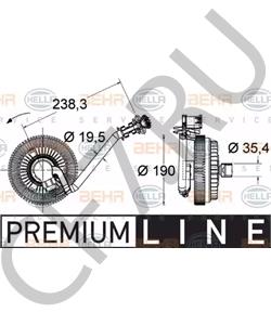 25790869 BUICK Сцепление, вентилятор радиатора в городе Екатеринбург