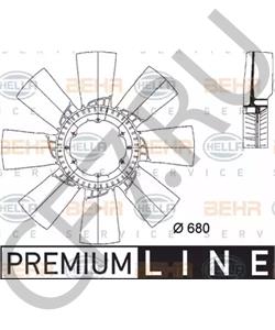 5010315993 Renault Крыльчатка вентилятора, охлаждение двигателя в городе Екатеринбург