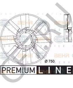 0321-030-475 SOLARIS Крыльчатка вентилятора, охлаждение двигателя в городе Екатеринбург