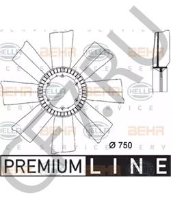0032050006 DAIMLER Крыльчатка вентилятора, охлаждение двигателя в городе Екатеринбург
