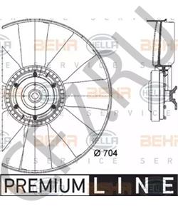 9947 9094 IVECO Вентилятор, охлаждение двигателя в городе Екатеринбург