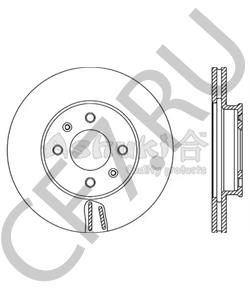 517121G000 HYUNDAI (BEIJING) Тормозной диск в городе Екатеринбург