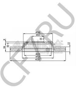 BB7E3325XB MITSUBISHI Тормозной диск в городе Екатеринбург