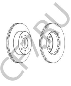 MB699283 MITSUBISHI Тормозной диск в городе Екатеринбург