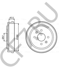 96470999 GENERAL MOTORS Тормозной барабан в городе Екатеринбург