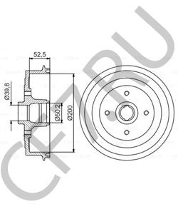 96193771 ZAZ Тормозной барабан в городе Екатеринбург