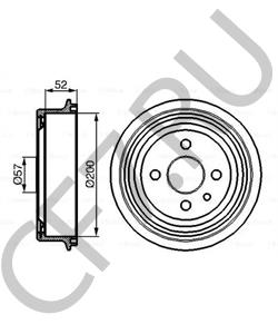 96175281 BUESSING Тормозной барабан в городе Екатеринбург