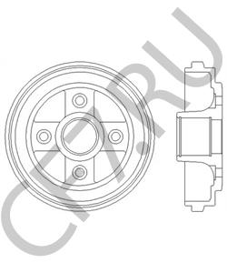9208531 BERLIET Тормозной барабан в городе Екатеринбург