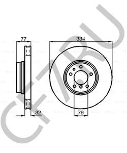 34111165072 ALPINA Тормозной диск в городе Екатеринбург