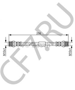 1T0 611 775 VW (SVW) Тормозной шланг в городе Екатеринбург