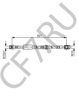 8J0611701C SKODA Тормозной шланг в городе Екатеринбург