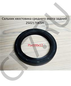 2502170K5 FAW Сальник 75*100*12 хвостовика среднего моста задний в городе Екатеринбург
