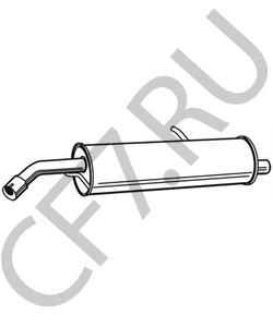 173087 CITROEN/PEUGEOT Глушитель [ORG в городе Екатеринбург