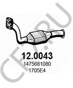 1475681080 FIAT / LANCIA Катализатор в городе Екатеринбург