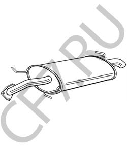 MR373950 MITSUBISHI LONSDALE Глушитель выхлопных газов конечный в городе Екатеринбург