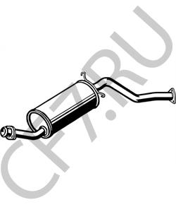 MB 577833 MITSUBISHI Глушитель выхлопных газов конечный в городе Екатеринбург