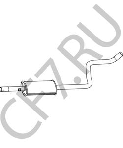 MR597568 SMART Средний глушитель выхлопных газов в городе Екатеринбург