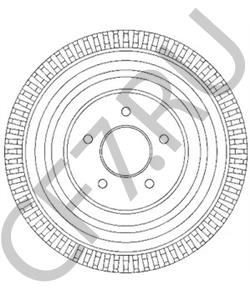 4423371 PLYMOUTH Тормозной барабан в городе Екатеринбург