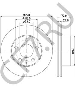 545110026 LDV Тормозной диск в городе Екатеринбург