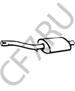 7700642887 Renault Предглушитель выхлопных газов в городе Екатеринбург