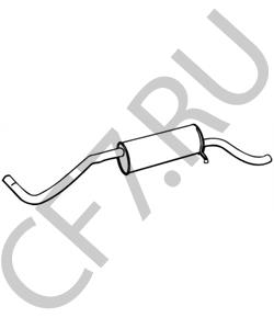 GEX33153 ROV/TRIU/JAGU/AUSTIN Глушитель выхлопных газов конечный в городе Екатеринбург