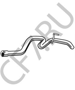 53054502AD JEEP VIASA Труба выхлопного газа в городе Екатеринбург