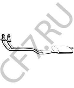 GEX3717 LEYLAND-DAF Предглушитель выхлопных газов в городе Екатеринбург