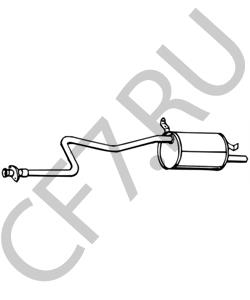 1430078460 SUZUKI Глушитель выхлопных газов конечный в городе Екатеринбург