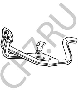 31029120301060 WOLGA Труба выхлопного газа в городе Екатеринбург