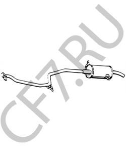 MB252676 MITSUBISHI Глушитель выхлопных газов конечный в городе Екатеринбург