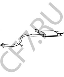 MB376016 MITSUBISHI Глушитель выхлопных газов конечный в городе Екатеринбург