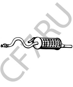 MB179025 MITSUBISHI Глушитель выхлопных газов конечный в городе Екатеринбург