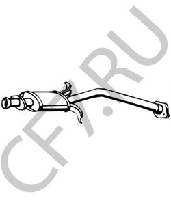 MB313706 MITSUBISHI Средний глушитель выхлопных газов в городе Екатеринбург