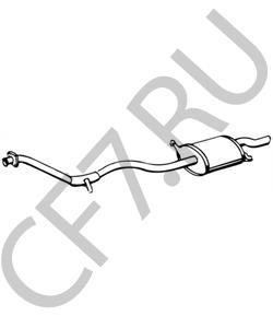 MB376046 MITSUBISHI Глушитель выхлопных газов конечный в городе Екатеринбург