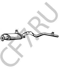 MB548541 MITSUBISHI Средний глушитель выхлопных газов в городе Екатеринбург