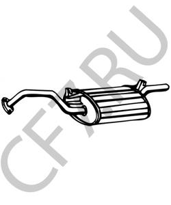 MB376083 MITSUBISHI Глушитель выхлопных газов конечный в городе Екатеринбург