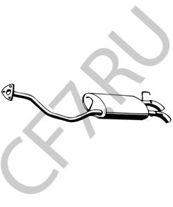 GEX33250 ROV/TRI/JAG/AUS/MG Глушитель выхлопных газов конечный в городе Екатеринбург
