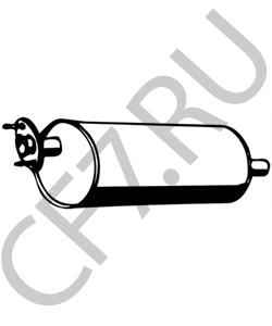 AAR8505 LEYLAND-DAF Средний глушитель выхлопных газов в городе Екатеринбург