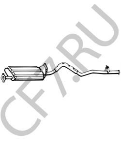 MB252577 MITSUBISHI Средний глушитель выхлопных газов в городе Екатеринбург