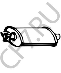 1336301 DAF Предглушитель выхлопных газов в городе Екатеринбург